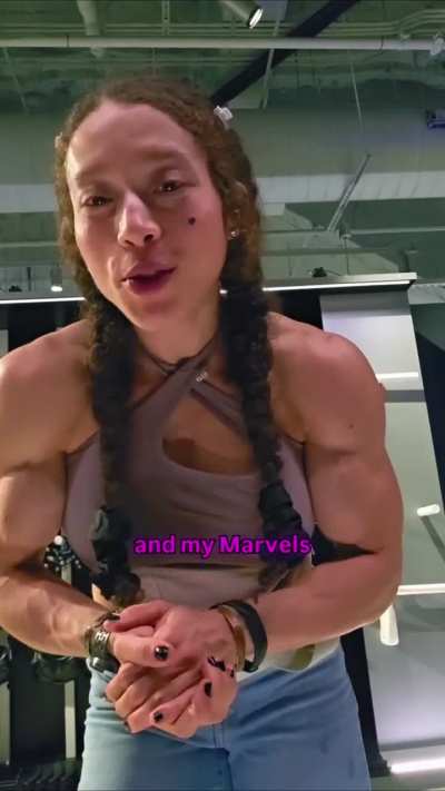 Day 16 of me flexing until I reach 1 Million/ Have my own Fornite skin and Marvel notices my socials full flexis video at shreddedgains.com #shreddedgains.com #musclegoddess #carolynemarquez #1zillion #series