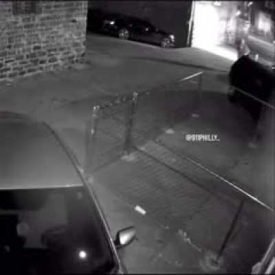 Man jumping out of a moving car during a police chase & walking away in plain sight
