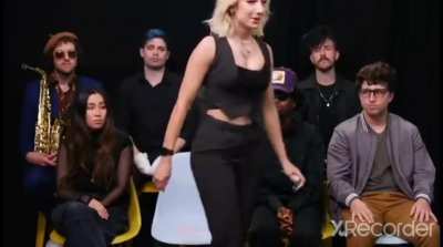 Courtney Miller girlish walk with slowmotion parts