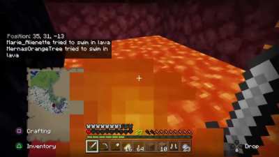 Me and my friends wanted to see the nether for the first time since the update. This is what happened..