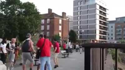 Crazy shit in Greenwich yesterday evening