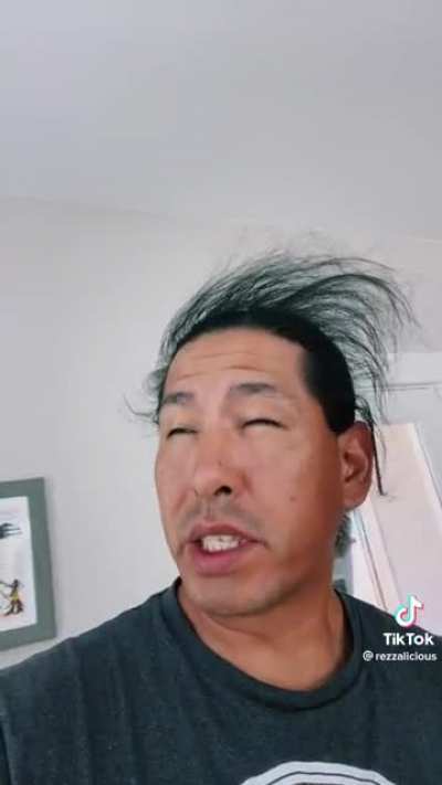 They call him “No wind in hair”