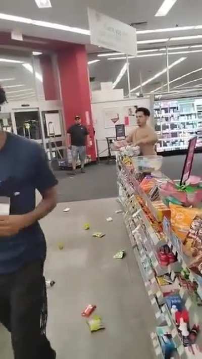 Temper tantrum at Walgreen’s.