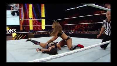 Nikki and Paige took turns dominating AJ