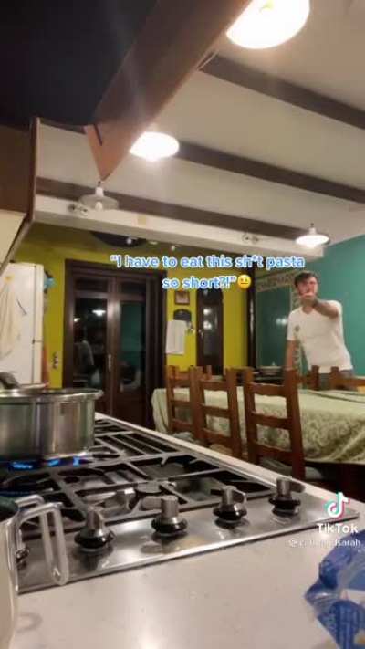 Don't mess with Italian food in front of an Italian