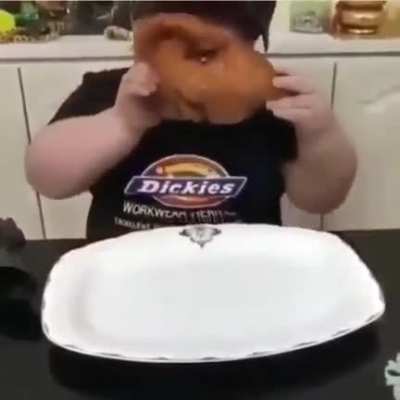 can anyone tell me what this kid is saying?
