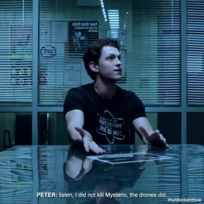 “Peter Parker, stop talking”