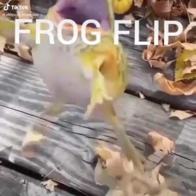 Frog flip.