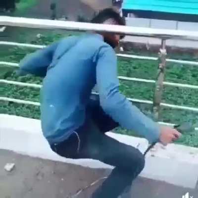 HMB while I tack this rail