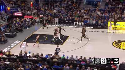 [Highlight] Jonathan Kuminga Jumps Up to Reject Russell Westbrook's Shot