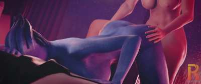 Futa Femshep fucking Liara (Realium) [Mass Effect]