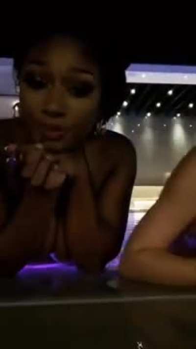 Megan Thee Stallion, Kylie Jenner & Tory Lanez at Pool Party