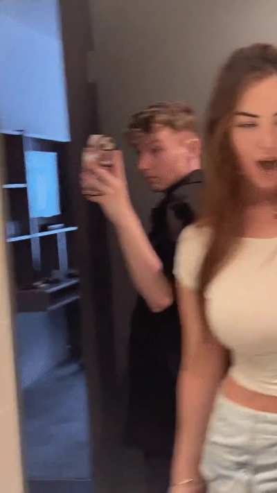 In tight white
