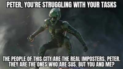 Spider-Man is a bit.... Sus