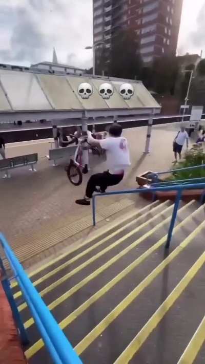 His butt was damaged