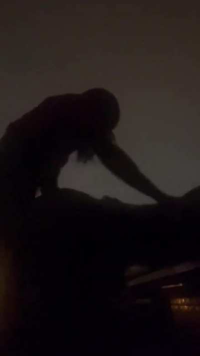 My homeboy made a bet with me that my wife would let him fuck her thick ass and sadly I lost the bet.he sent me this video that same night