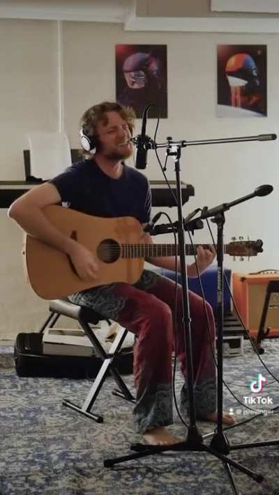 The first band I was in kicked me out for my “horrible singing”