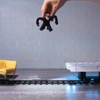 All of Tom Cruise’s stunts in Mission Impossible in beautiful stop motion