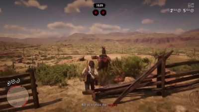 I will never buy another Arabian only multi horses for me. Max bonding and he knock me off every chance he got. Theres a snake? My ankle got bit. Gun shot? On the dirt. Bear? Mauled. This topped it and pushed me over the edge. Sold him right after this ha