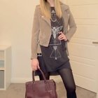 3 Ways To Style A Long Black Shirt/Dress And Black Leggings