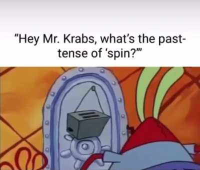 Rare footage of Mr krabs walking normal