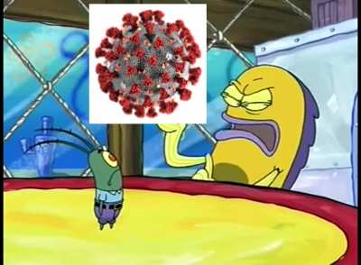 Plankton meets the meme that COVID-19 has become