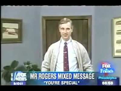 What kind of person sees Mr. Rogers as 