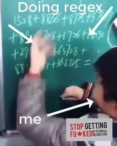 I hate RegEx