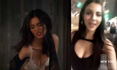 A compilation of Victoria Justice's sexy cleavage