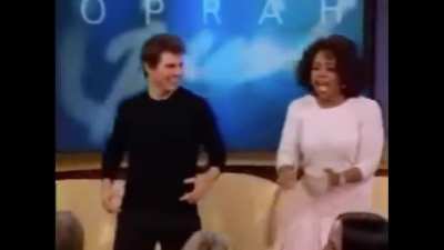 On May 23, 2005, Tom Cruise went on Oprah and proceeded to go insane on TV. 7 years after this video, Katie Holmes would flee from him while he was filming Oblivion in Iceland, filing for divorce in a real-life Mission Impossible operation involving burne