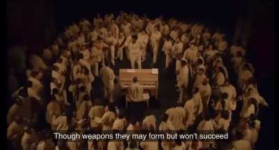 Kanye’s Sunday Service Choir performs a cover of Ballin’ by Roddy Rich