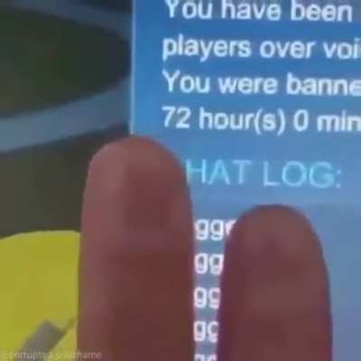 I got banned for saying gg 5 times.