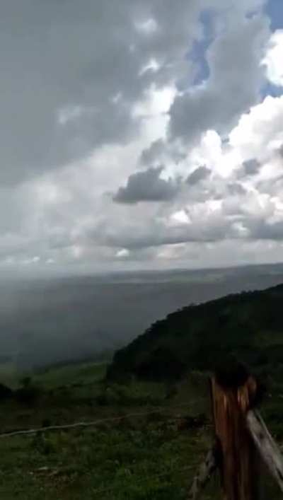 Filming the rain