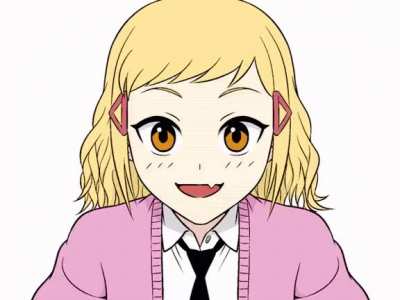 Amused Minami coloured by @Pseudologue14