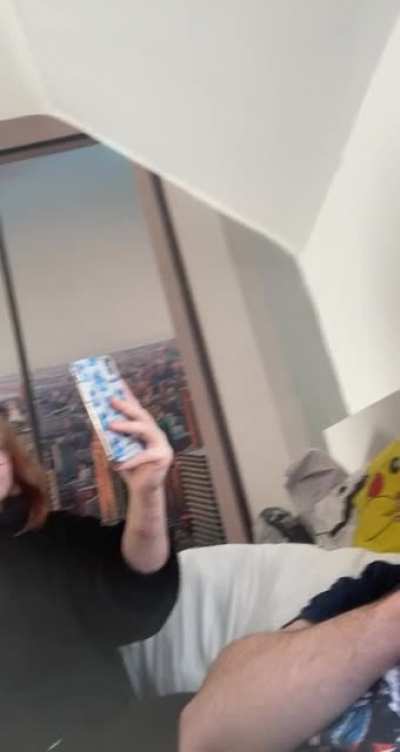 I was told to look away whilst she recorded a TikTok