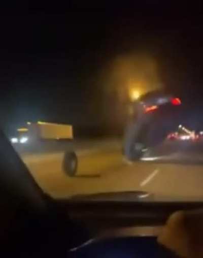 That car is into gymnastics