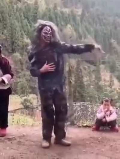 Man with nimble dance moves