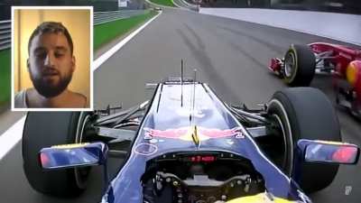 Watching formula 1 until he’s impressed...