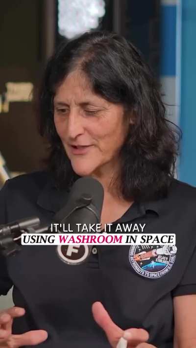 How astronauts use the bathroom in space - Sunita Williams