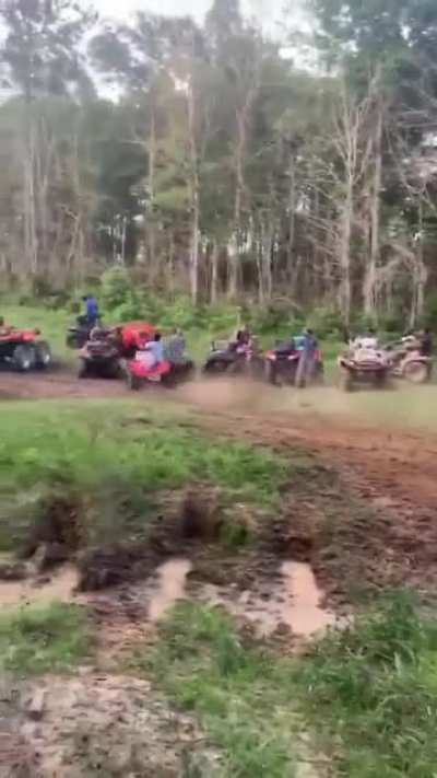 Flew like a rocket
