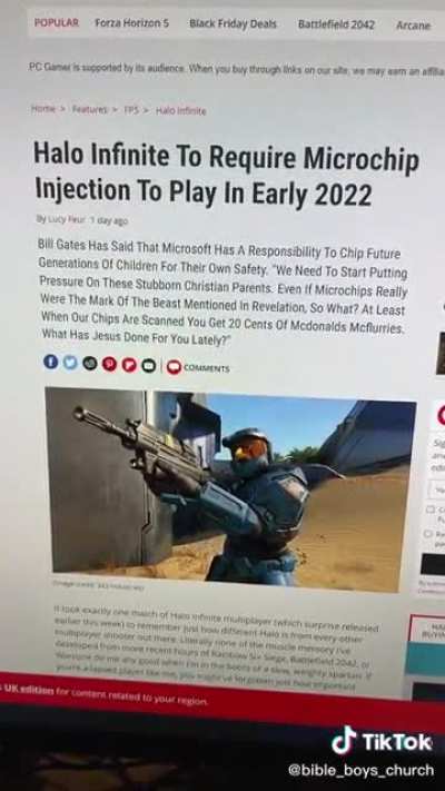 Not 100% if satire or not but looking through his page I think he actually believes it