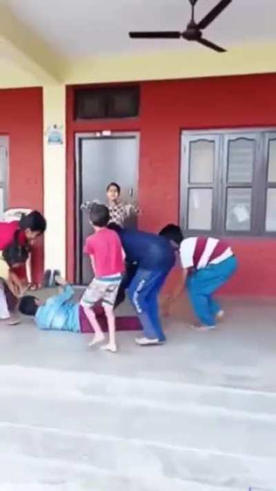 The efforts to record a dance video for their friend