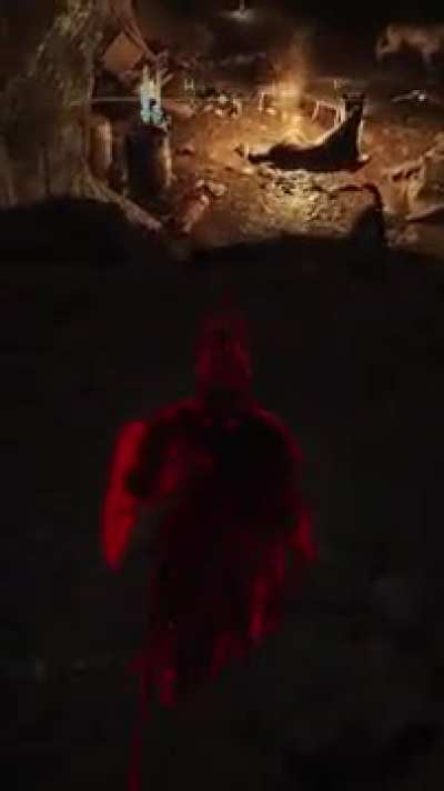 It was most likely his first Souls game.