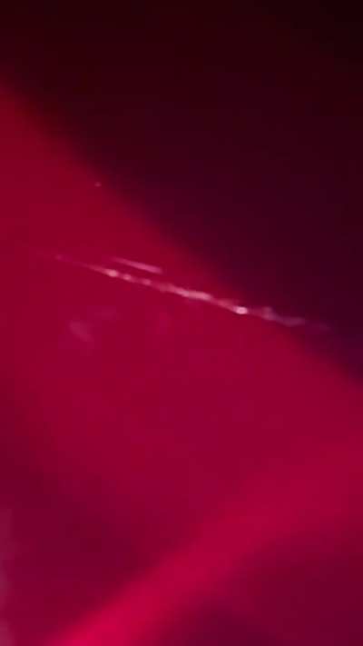 Just caught this crazy meteor shower over a music festival in Miami