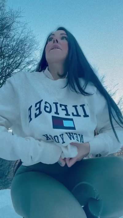The cold doesn't stop me
