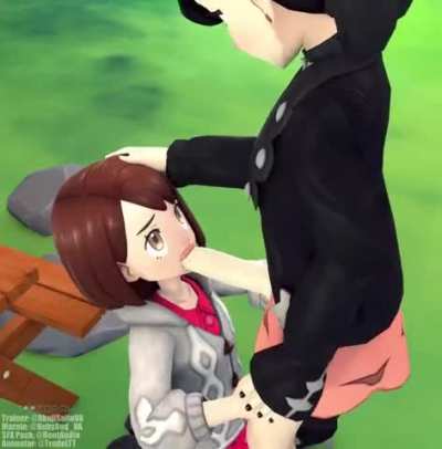 Marnie with trainer