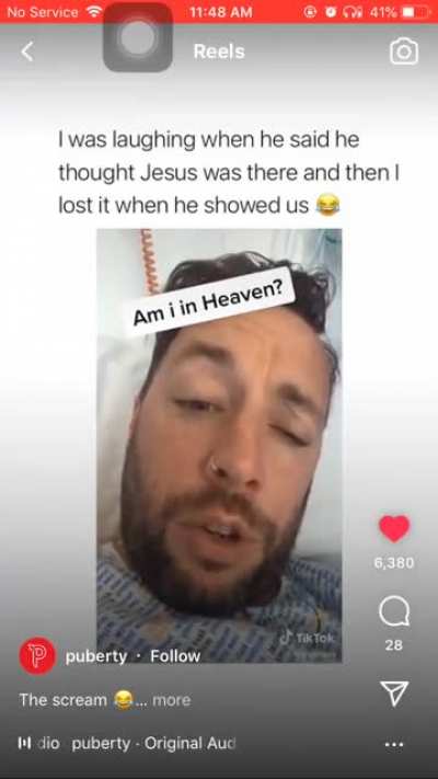 I think I'm high too