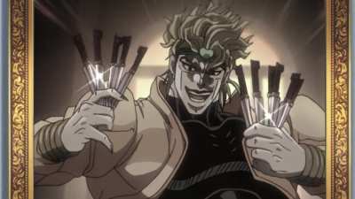 Yor cannot handle how big his knives are