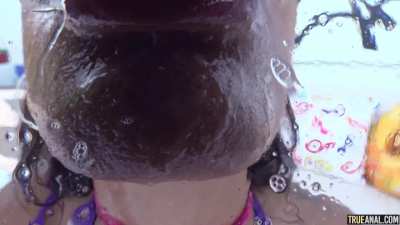 Nasty Kylie spits and lick ,so f sexy