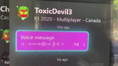 Got my first toxic message!